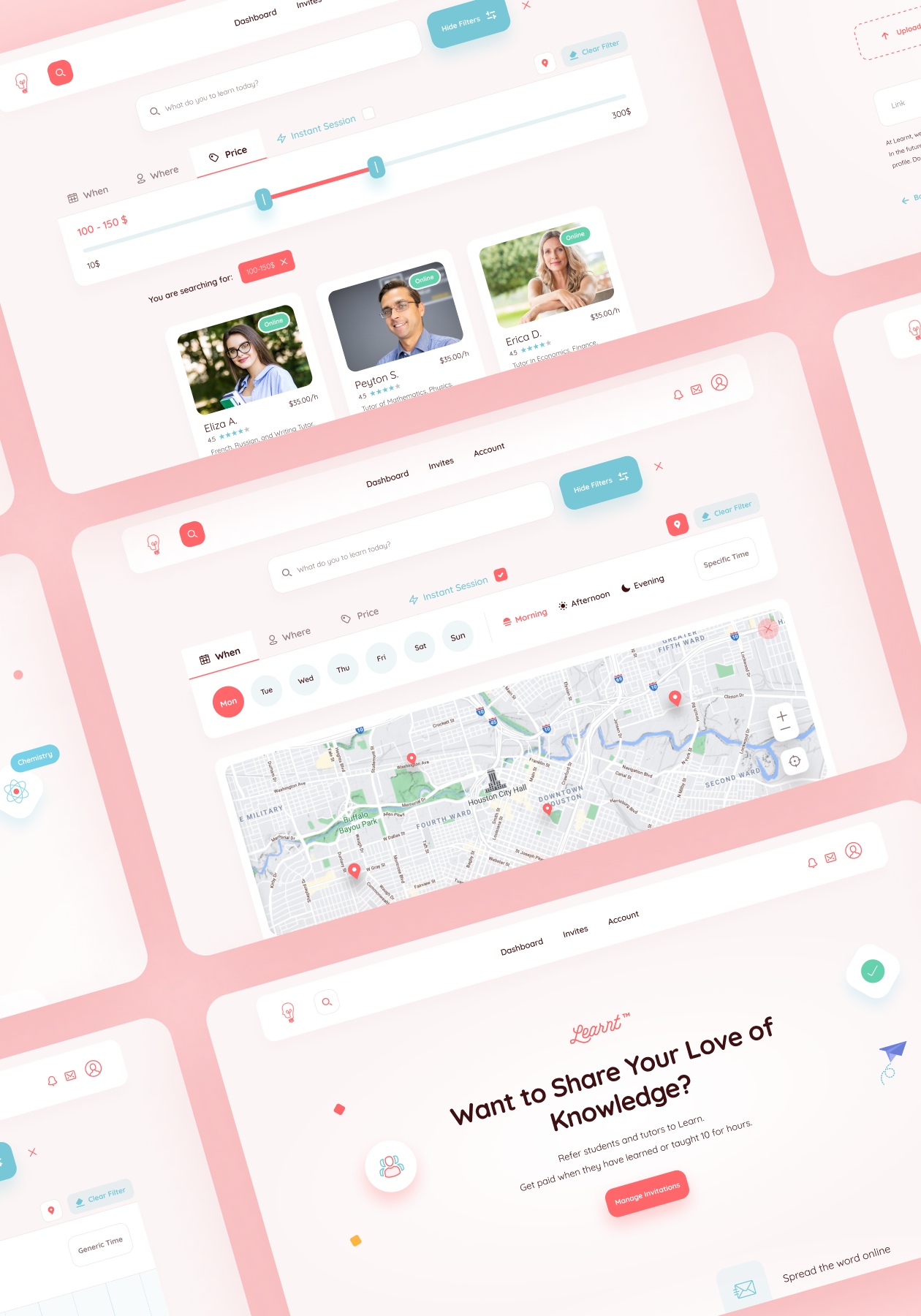 Learnt – online learning web app - Website Development - Photo