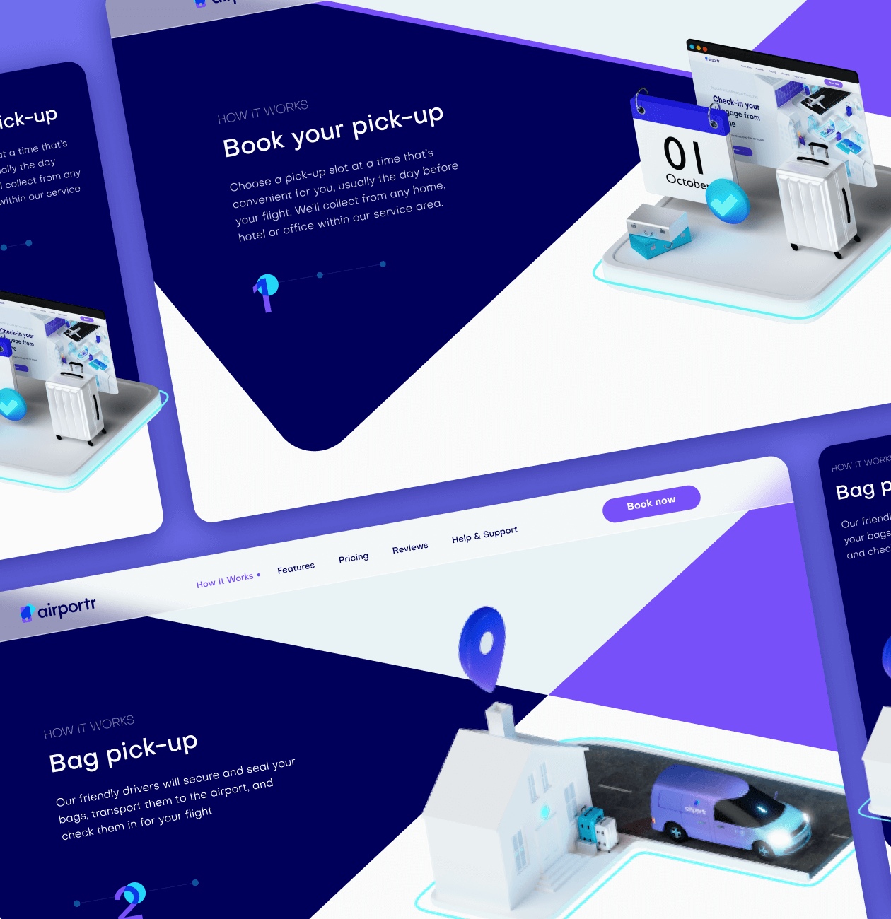 AirPortr – Luggage carrying service for traveling - Website Development - Photo 13