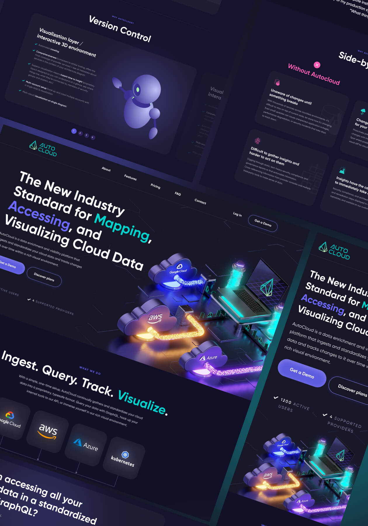 Autocloud – Cloud Infrastructure website - Website Development - Photo