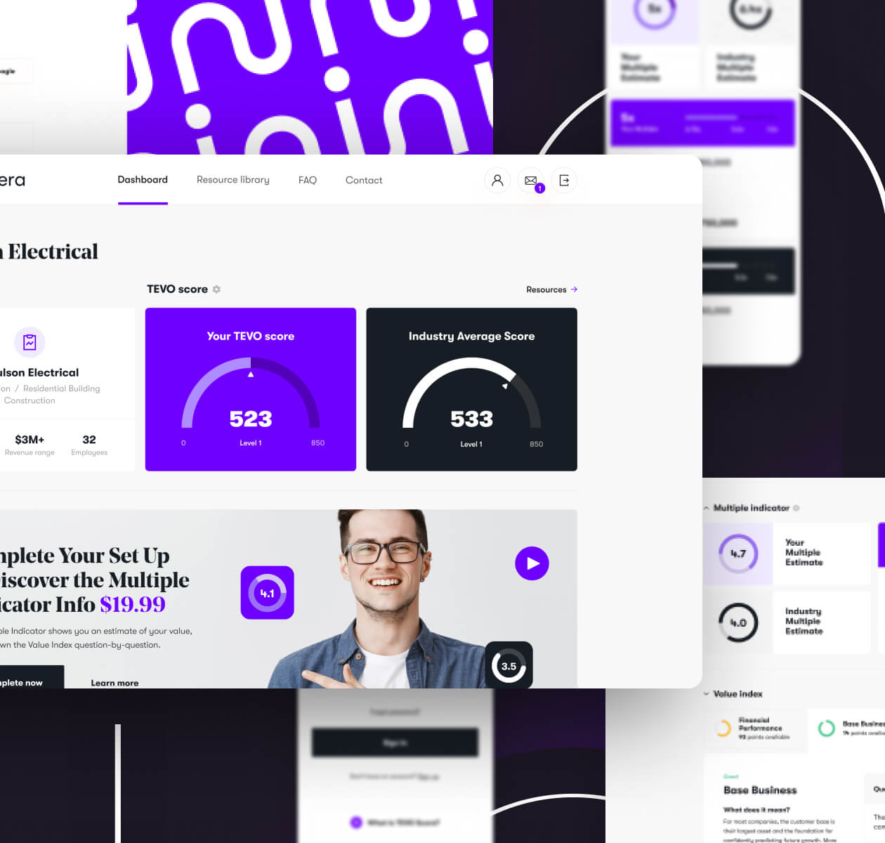 Inforvera – FinTech service for business owners - Website Development - Photo
