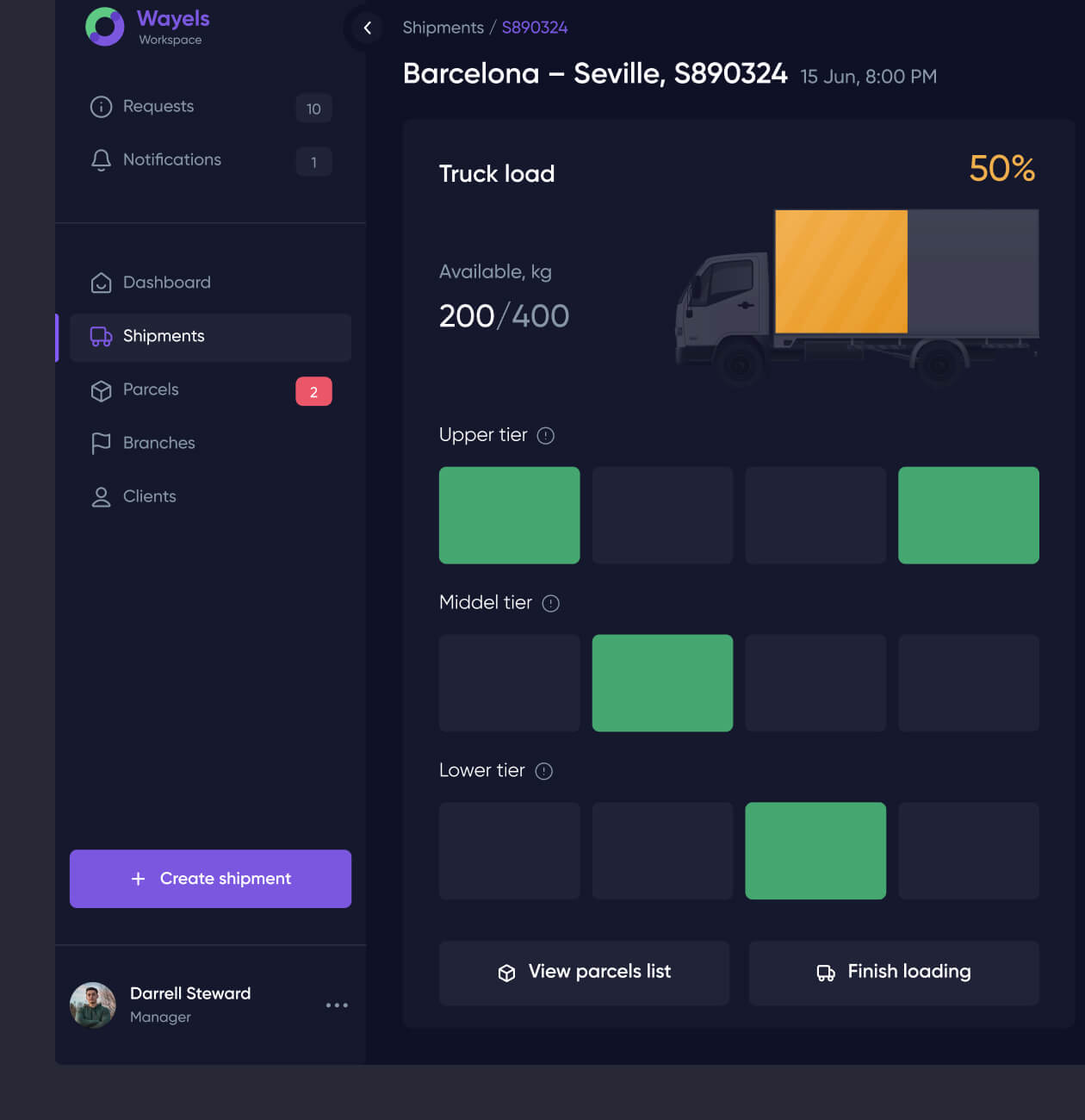 Wayels – Courier System Dashboard - Website Development - Photo 10
