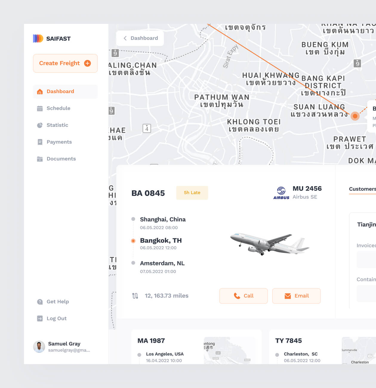 Saifast – logistics web app - Website Development - Photo 3
