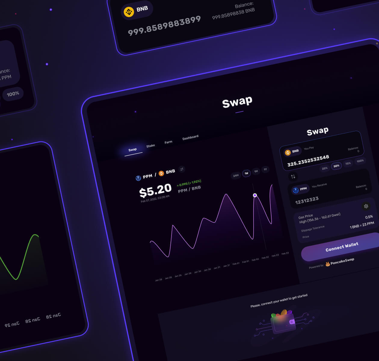 Punk Panda – Swap, Stake, and Farming platform - Website Development - Photo