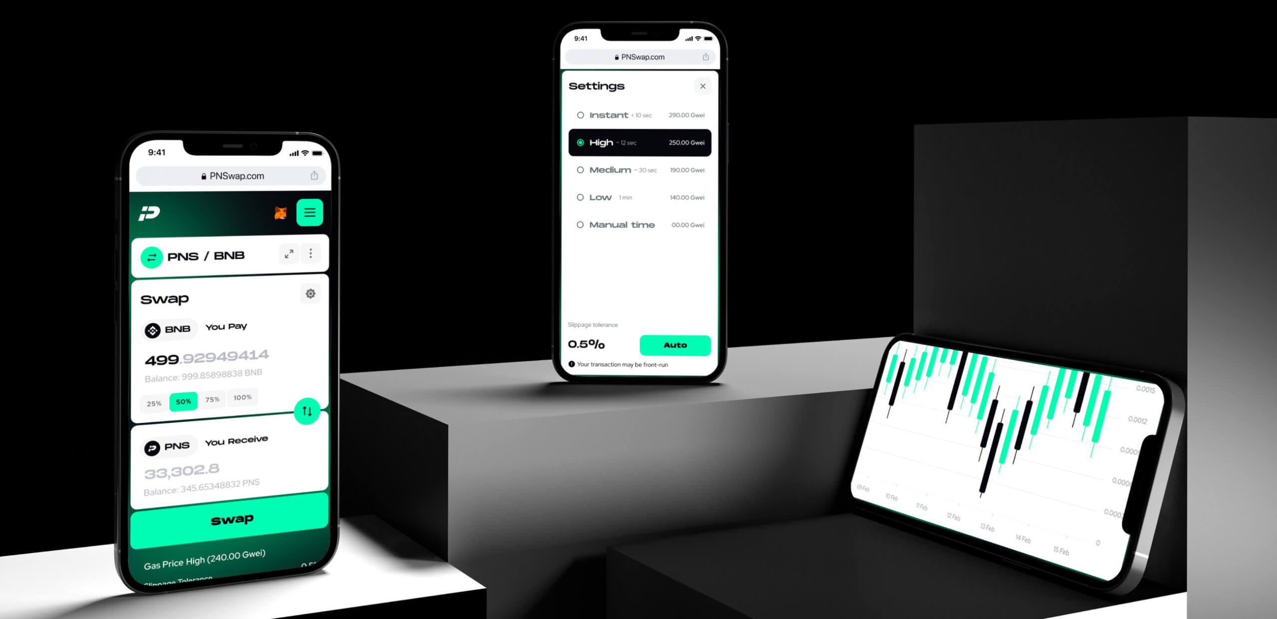 PNSwap – token exchange platform - Website Development - Photo 17