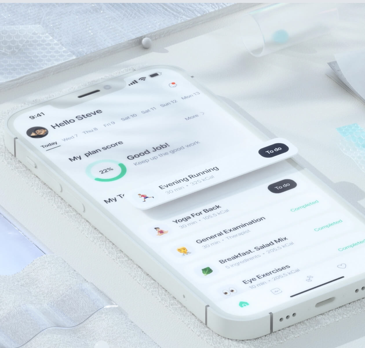Healher – an app with personalized health plans - Website Development - Photo