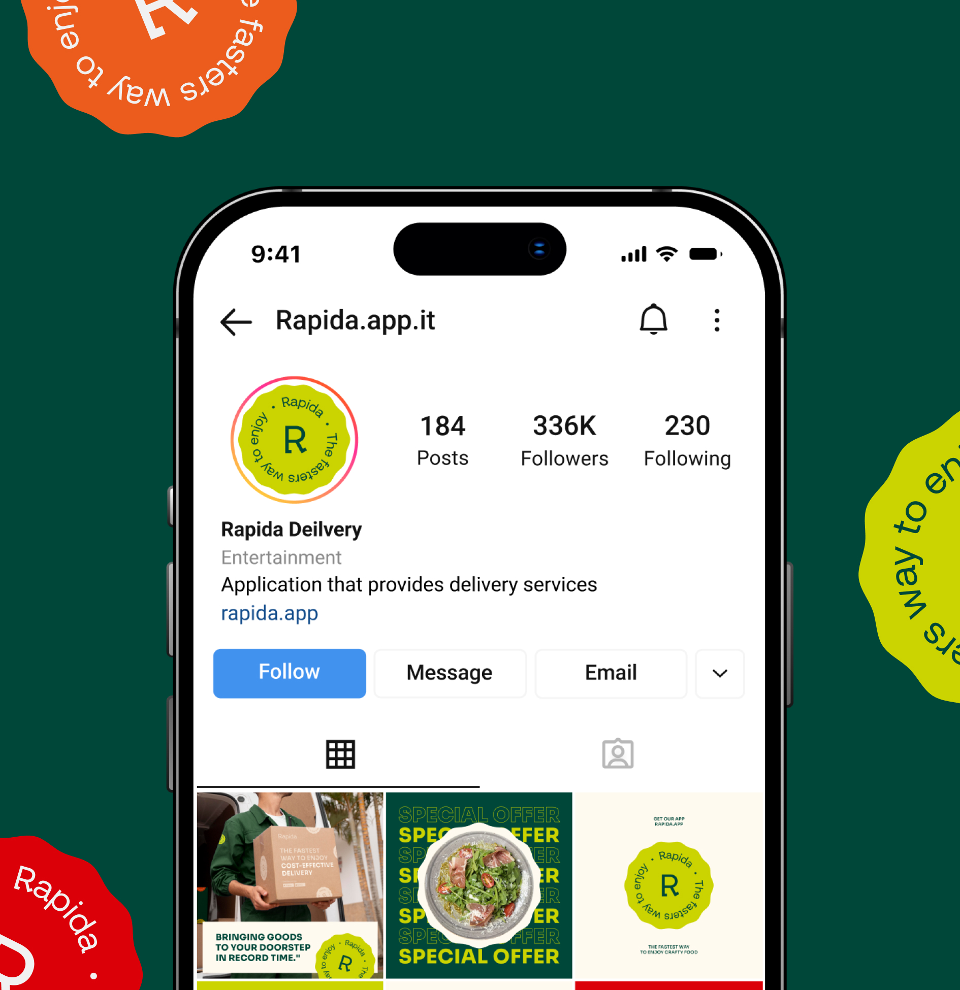Rapida – Branding for the Delivery Service - Website Development - Photo 21