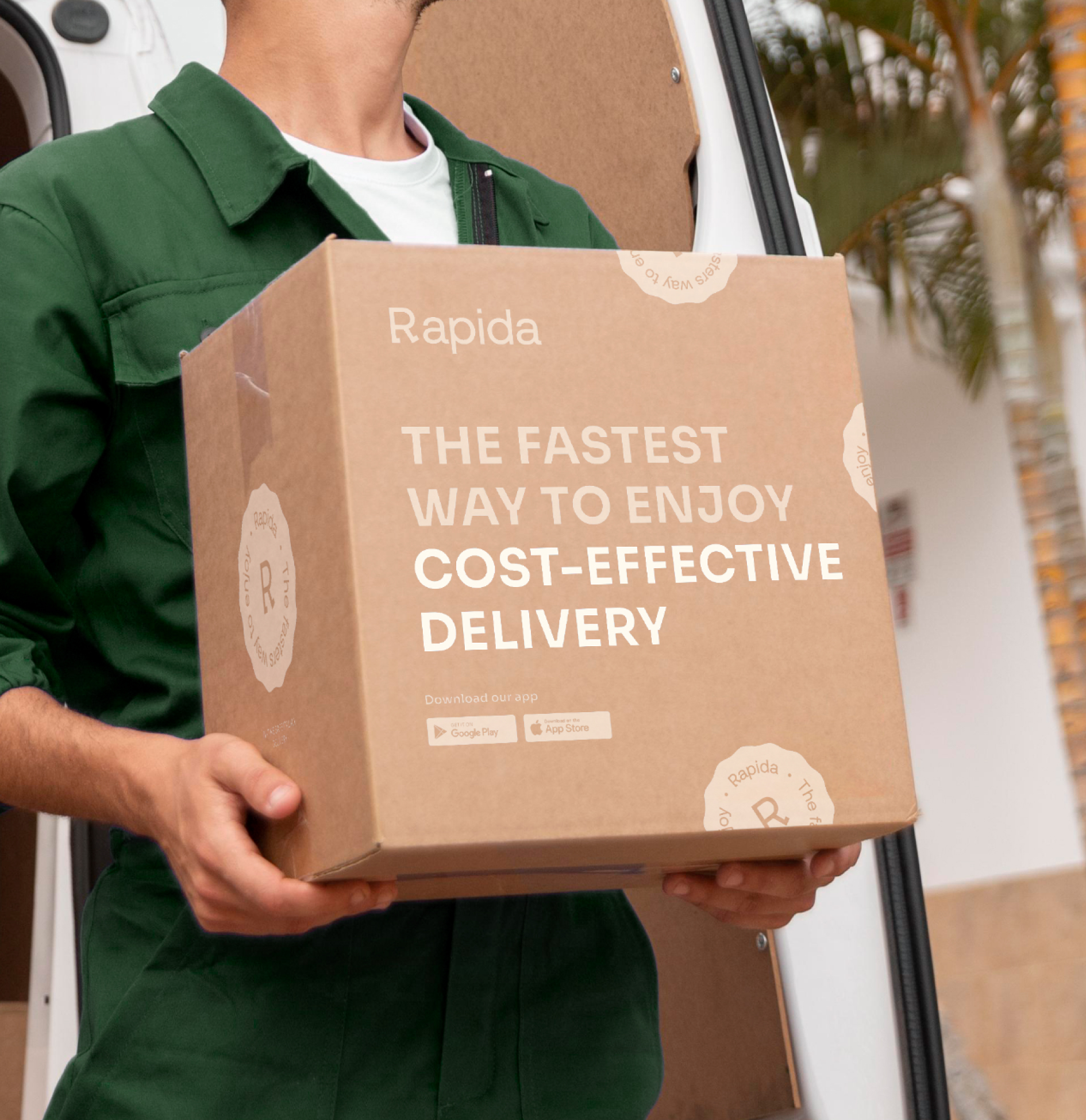 Rapida – Branding for the Delivery Service - Website Development - Photo 3