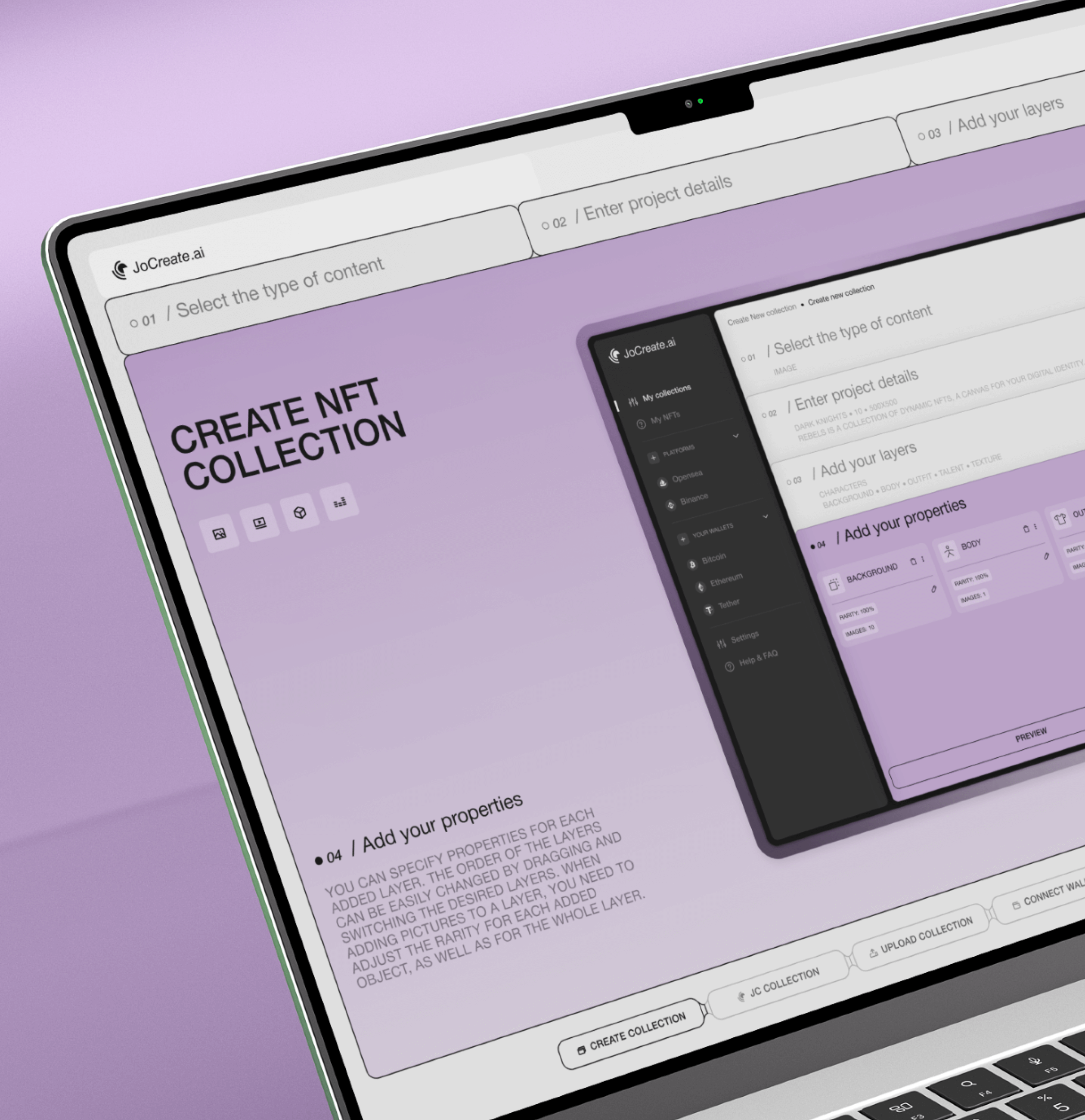 JoCreate – Promo website for web app - Website Development - Photo 12