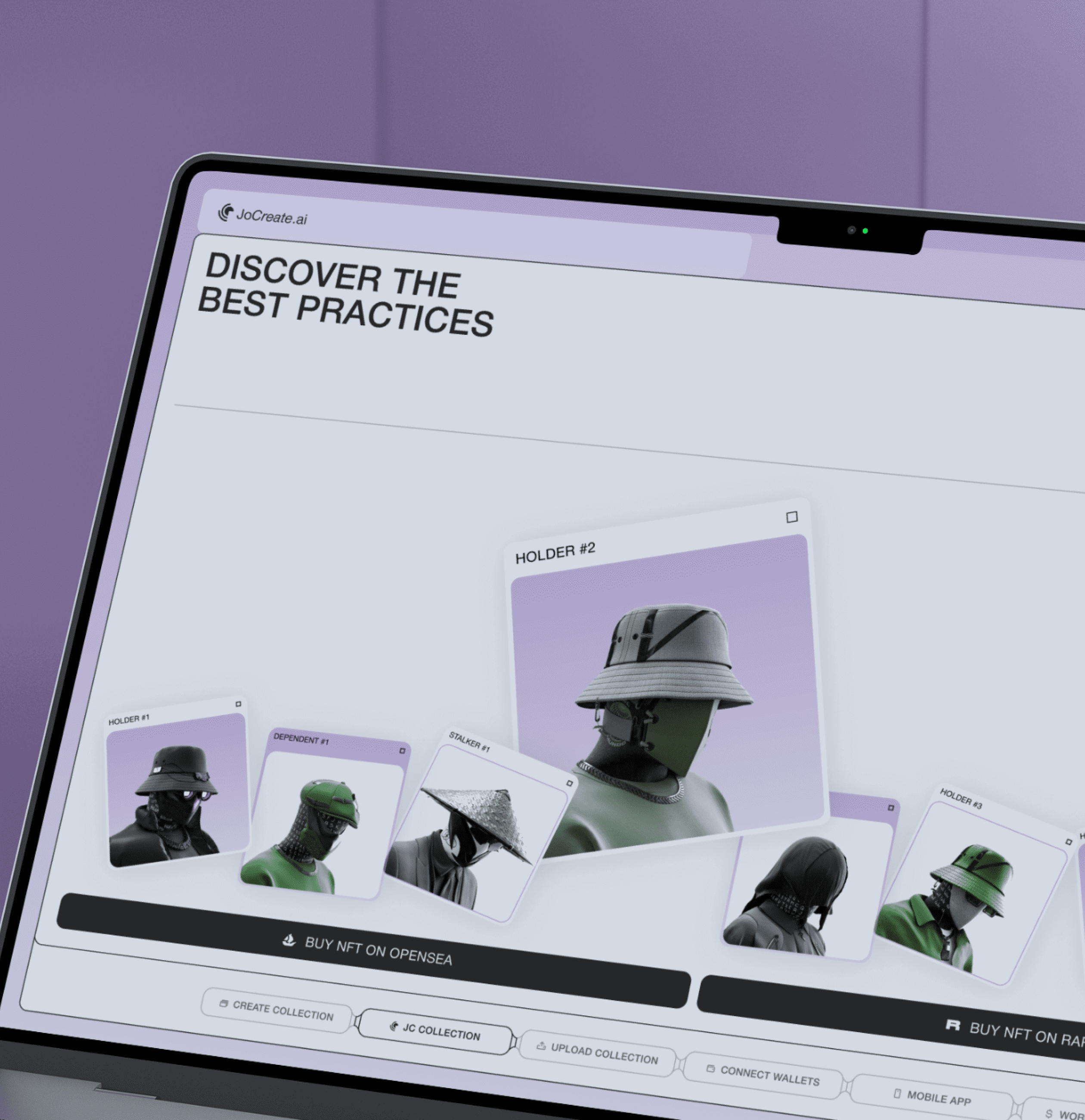 JoCreate – Promo website for web app - Website Development - Photo 5